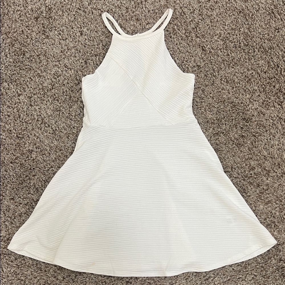 Zunie White Casual Kids Dress